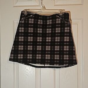 Princess Vera Wang Quilted Plaid Skirt Size 5 Juniors